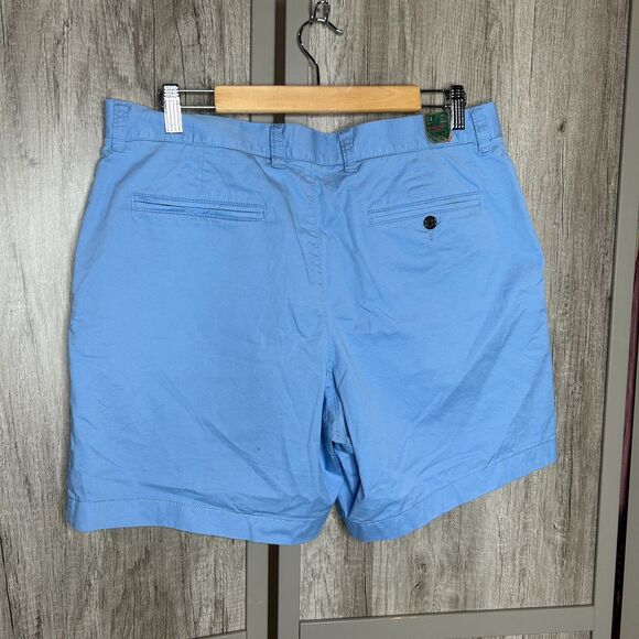 J. Crew Chino Shorts Portsider 7in Inseam Blue Color Size 34 NWT - Picture 2 of 6